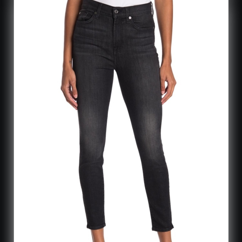 7 For All Mankind Ankle Crop Skinny Jeans
